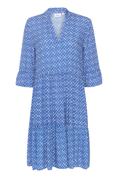 Eda dress in Soft Blue Tile