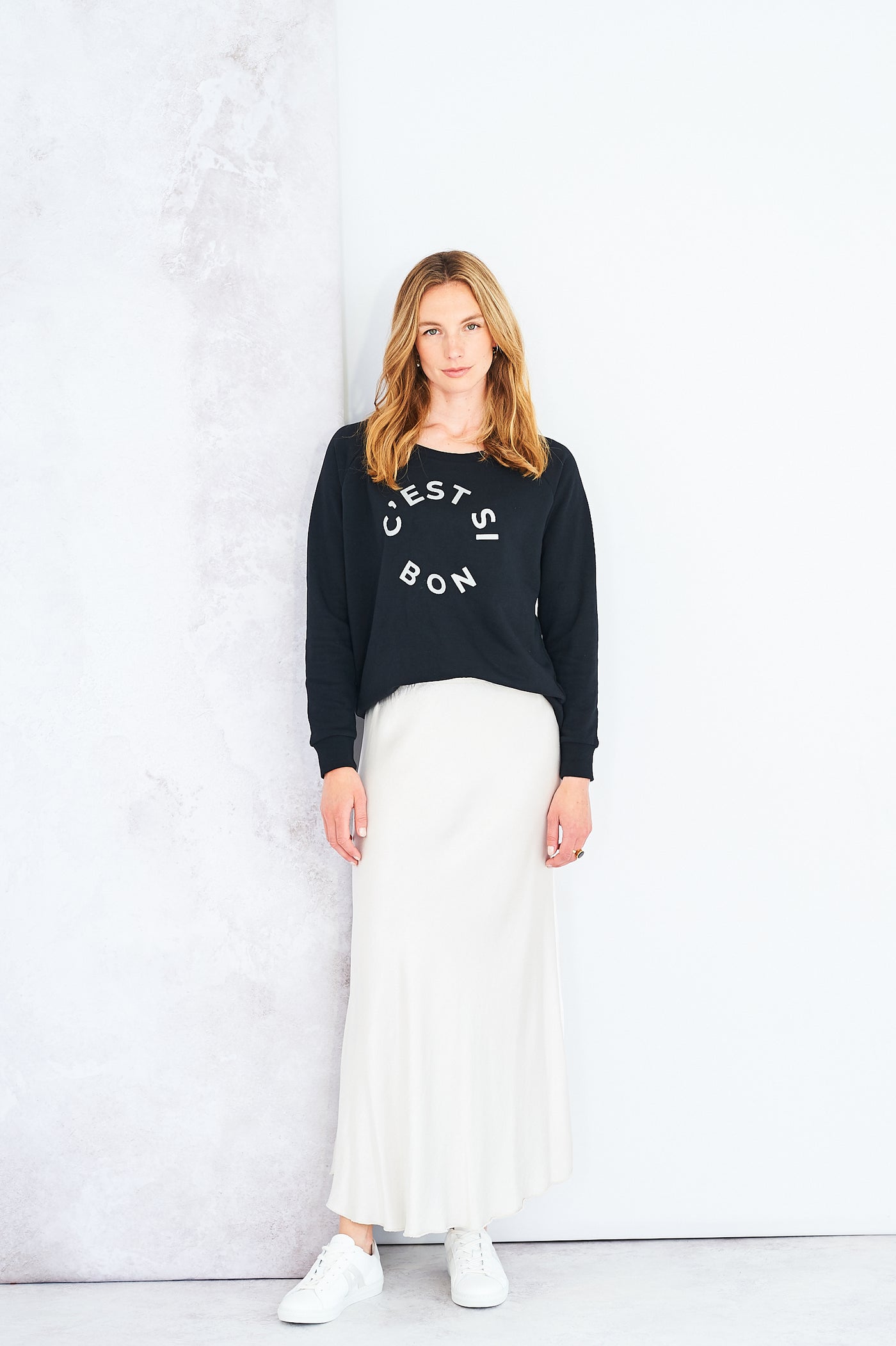 C'est Si Bon sweatshirt in black