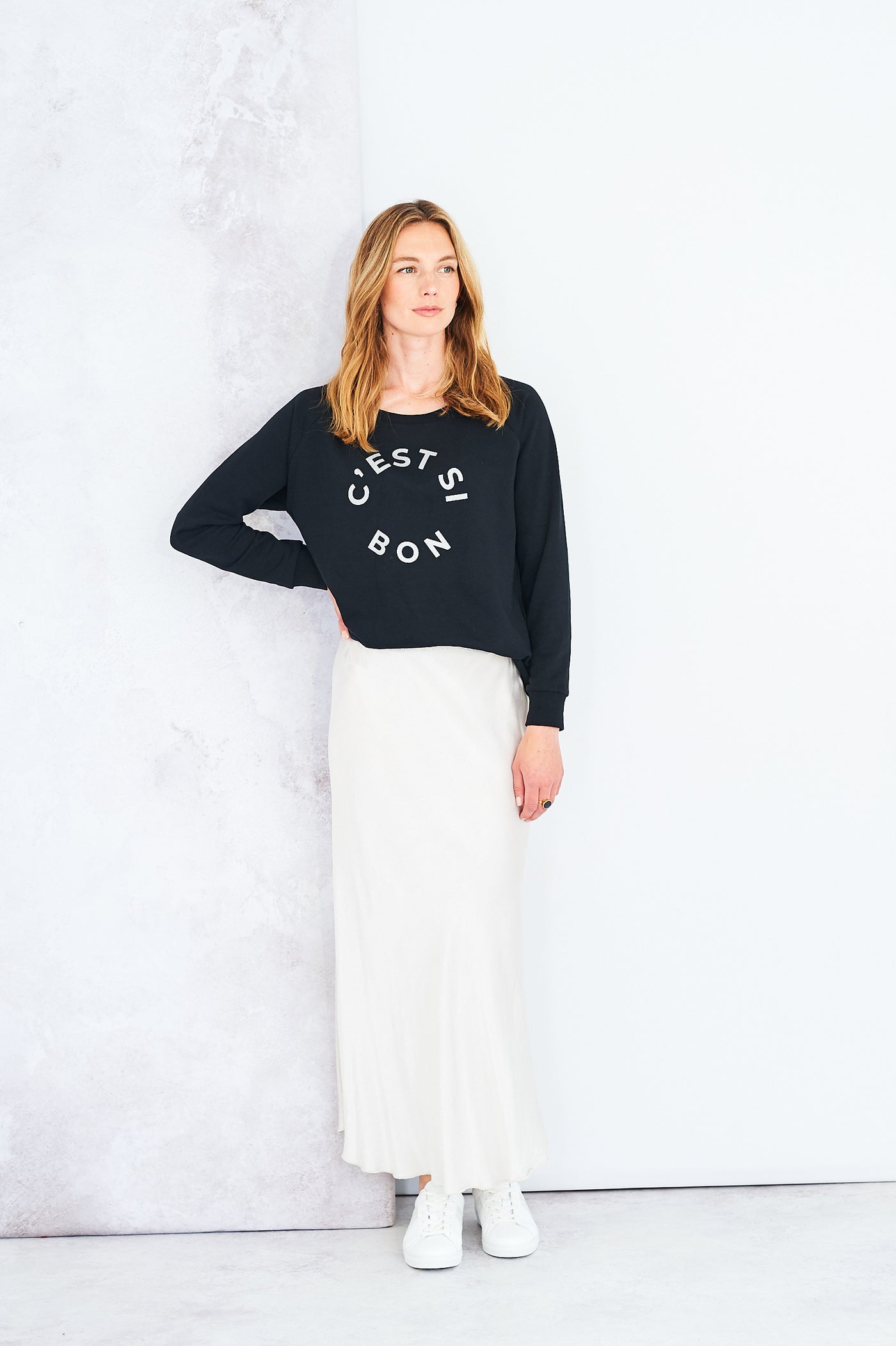 C'est Si Bon sweatshirt in black