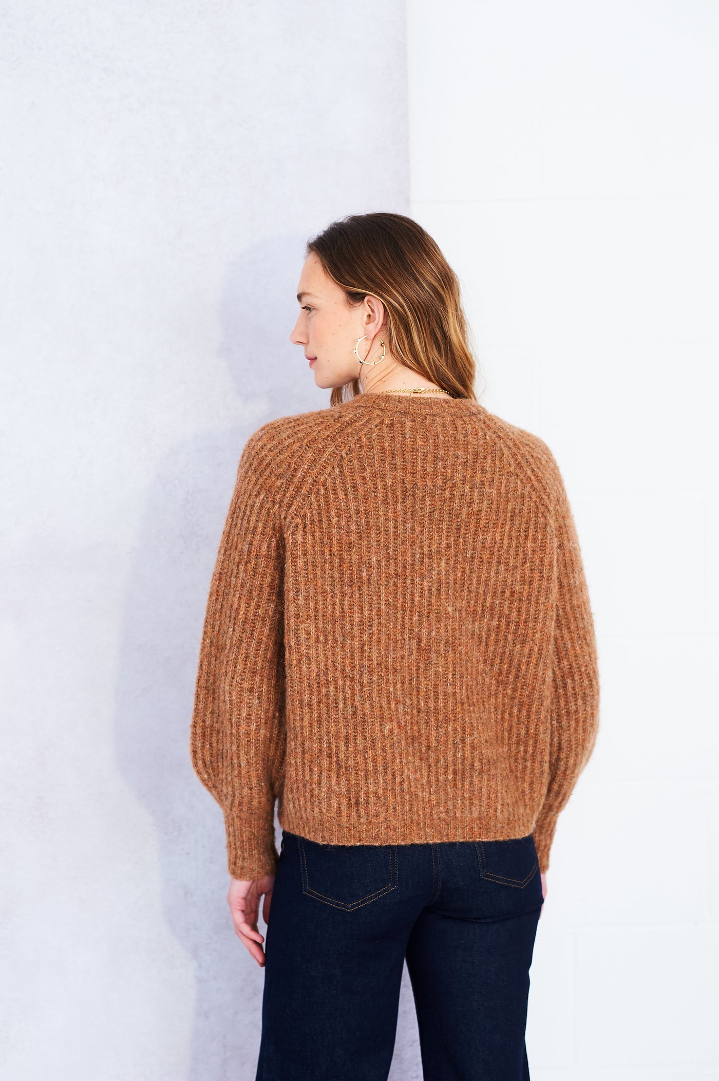 Alex cardigan in mocha