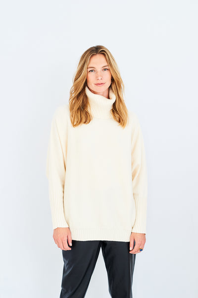 Eva rollneck in cream