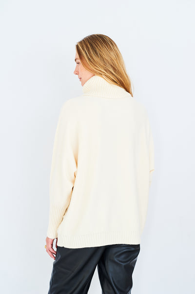 Eva rollneck in cream