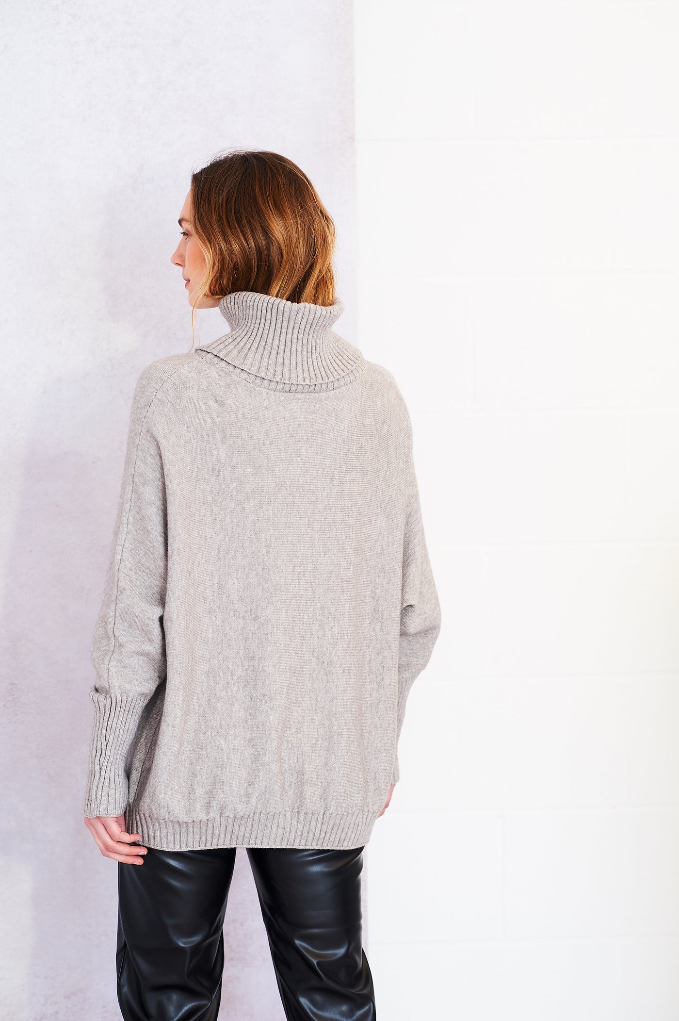 Eva rollneck in grey