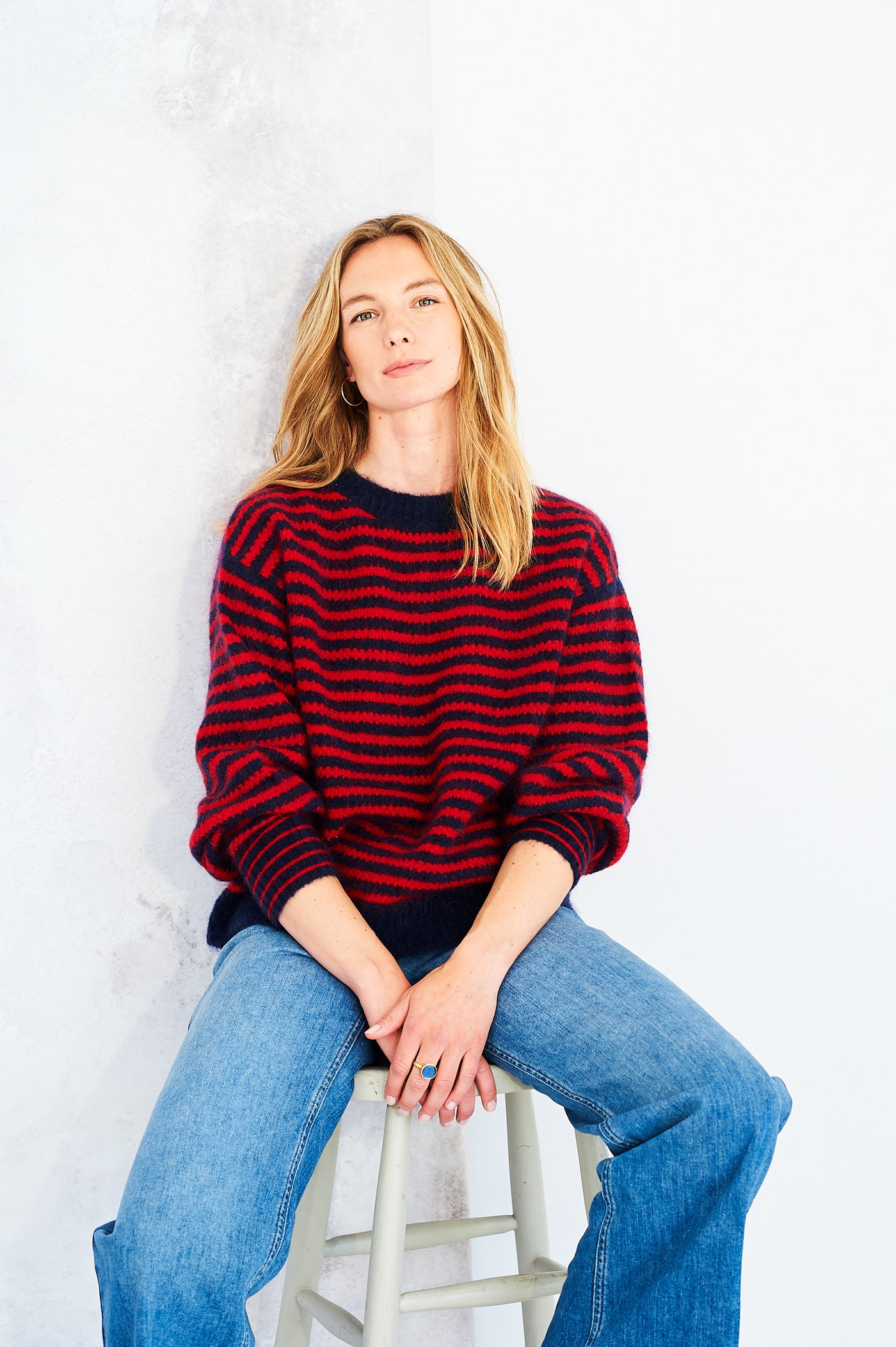 Orla mohair-blend jumper