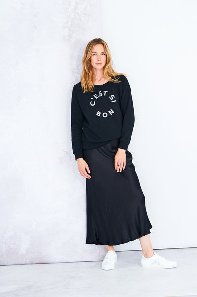 C'est Si Bon sweatshirt in black