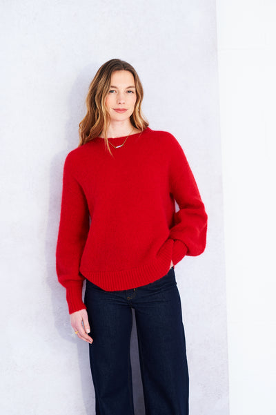 Orla jumper in red