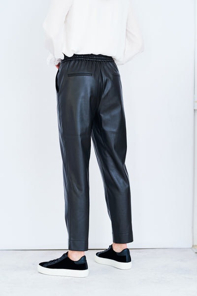 Roxy faux leather trousers