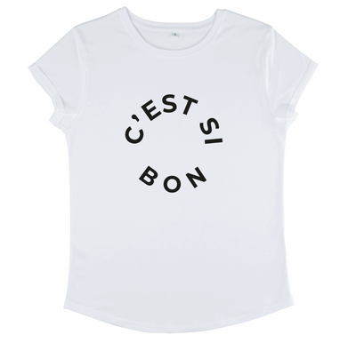 C'est Si Bon organic cotton tee in white