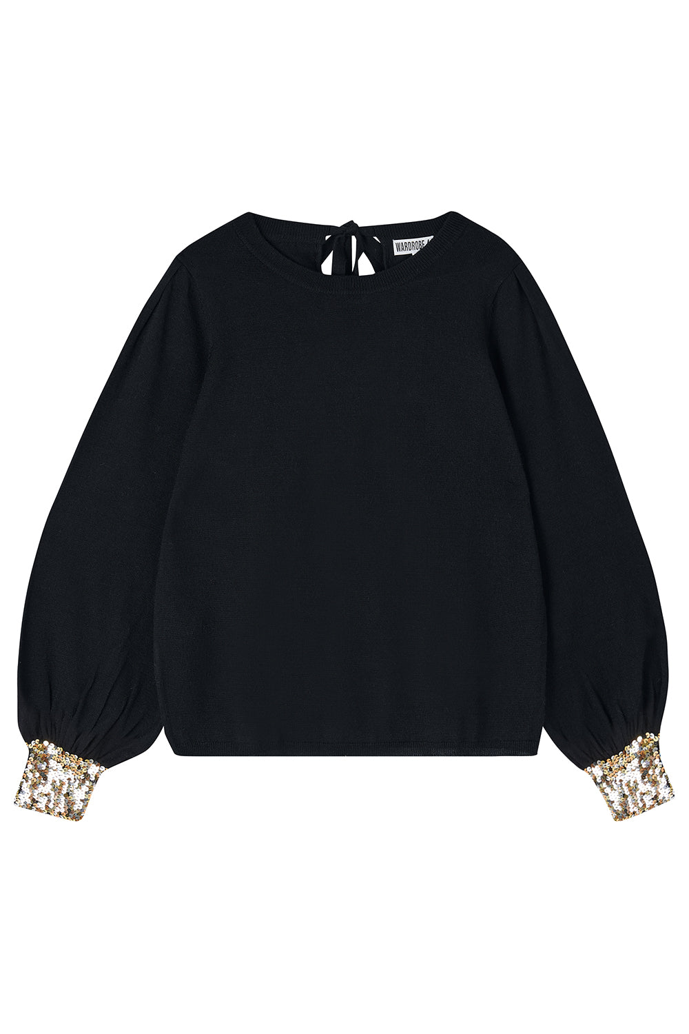 Stella merino wool jumper in black