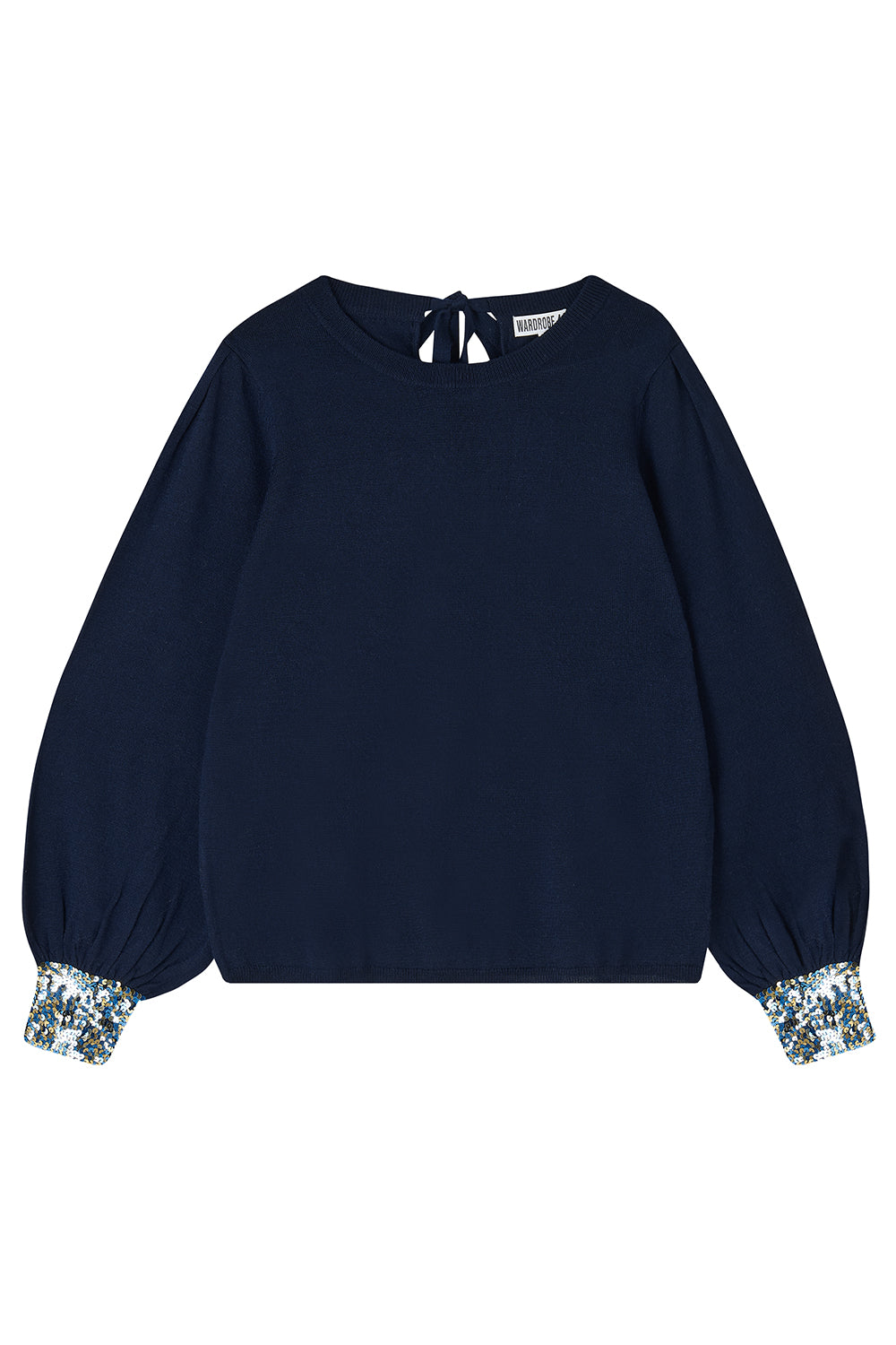 Stella merino wool jumper in navy