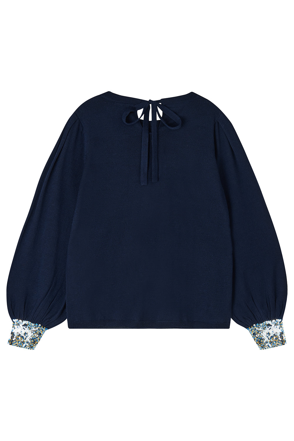 Stella merino wool jumper in navy