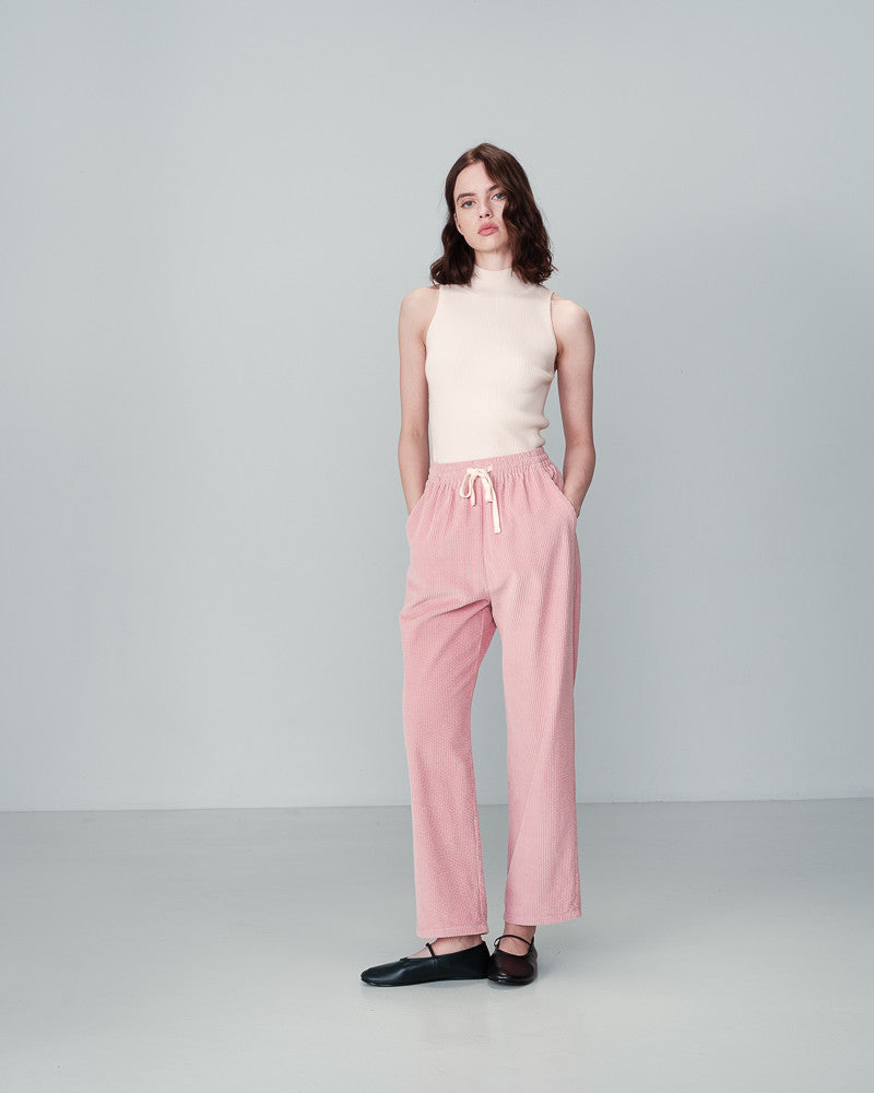 Nicolas pink cord trousers